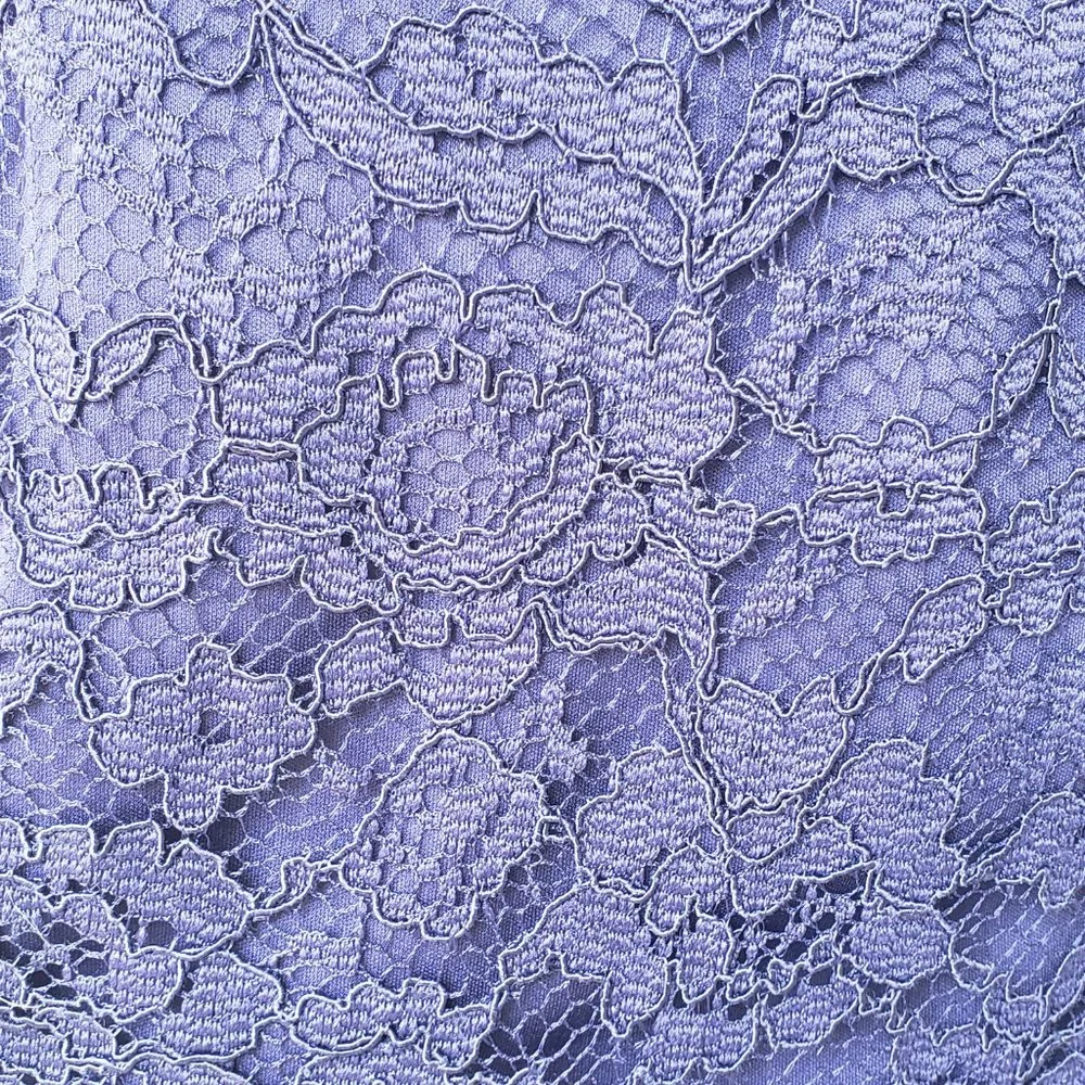 Navy Blue Lace Cocktail Dress - Picture 3 of 7